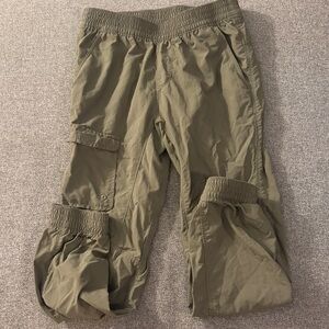 5/$15- Olive Green Cargo Jogger Pants